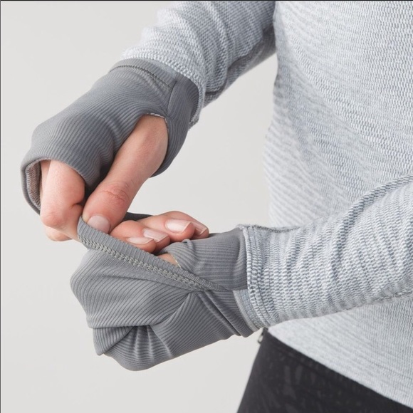 Lululemon 12 Runderful 1/2 Zip Pullover Grey RULU - Picture 3 of 14